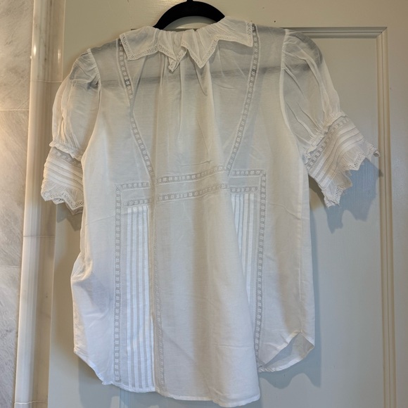 Zadig & Voltaire Tupel Collared Blouse size small - Picture 3 of 4
